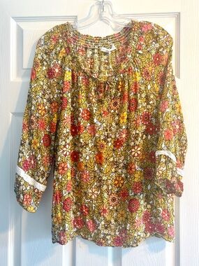 Jane+Delancy Floral top shirt